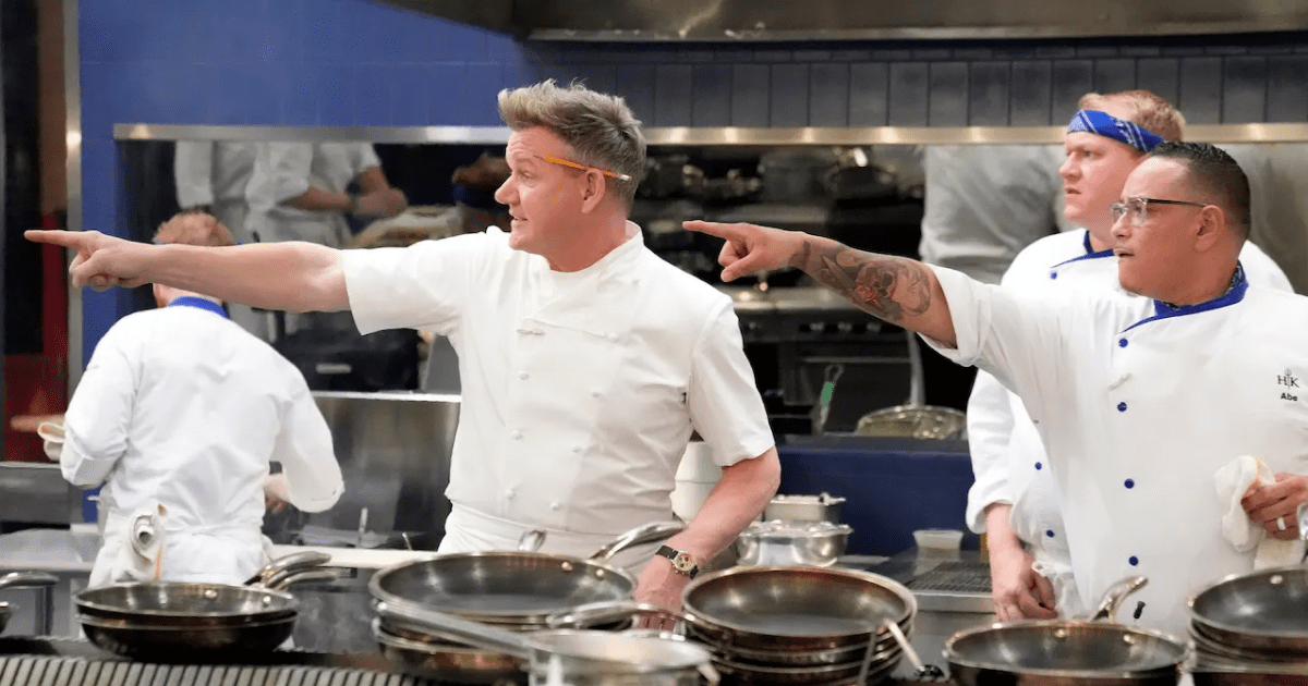 Gordon Ramsay w Hell's Kitchen