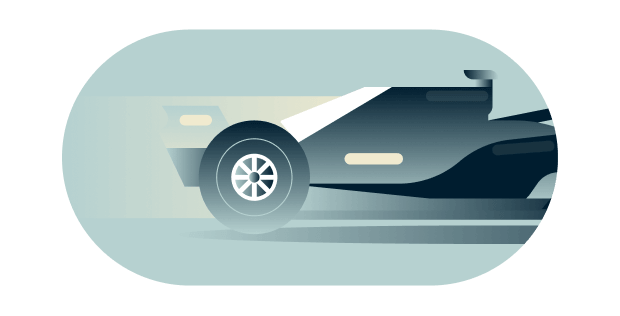 פעולת החלקה דרך אייקון של טעינה כדי להמחיש עקיפה של חיבור אינטרנט איטי.