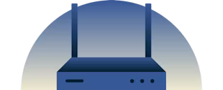 Obsługiwany router.