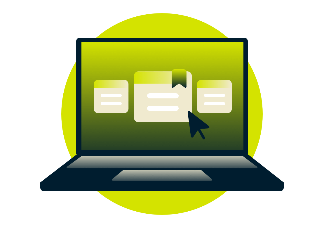 หน้าจอแล็ปท็อปที่มีการเลือกของการสมัครสมาชิกแผน VPN.