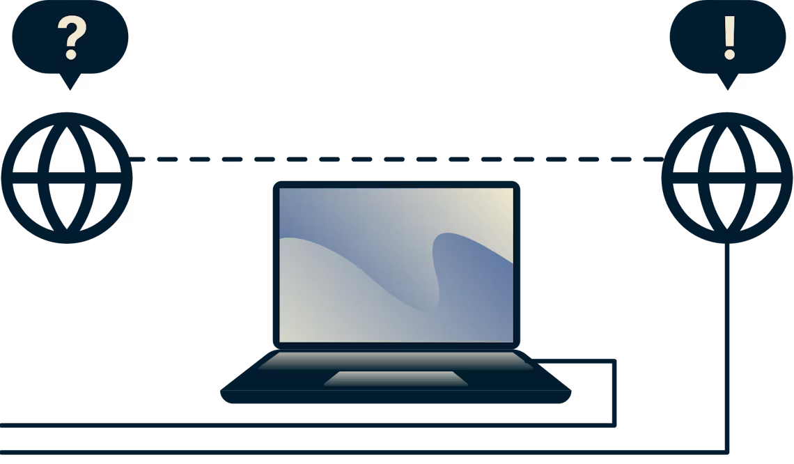 Hvordan man omgår peering-konflikter med en VPN: Diagram, der viser en internetudbyder, som ikke kan bremse video på grund af peering.