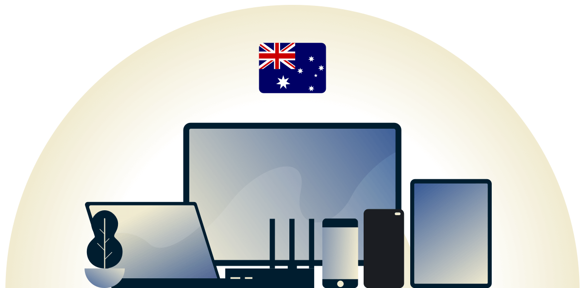 Australia VPN beskytter en række forskellige enheder.