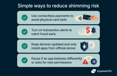 Checklist of practical steps to reduce shimming risk in everyday device use