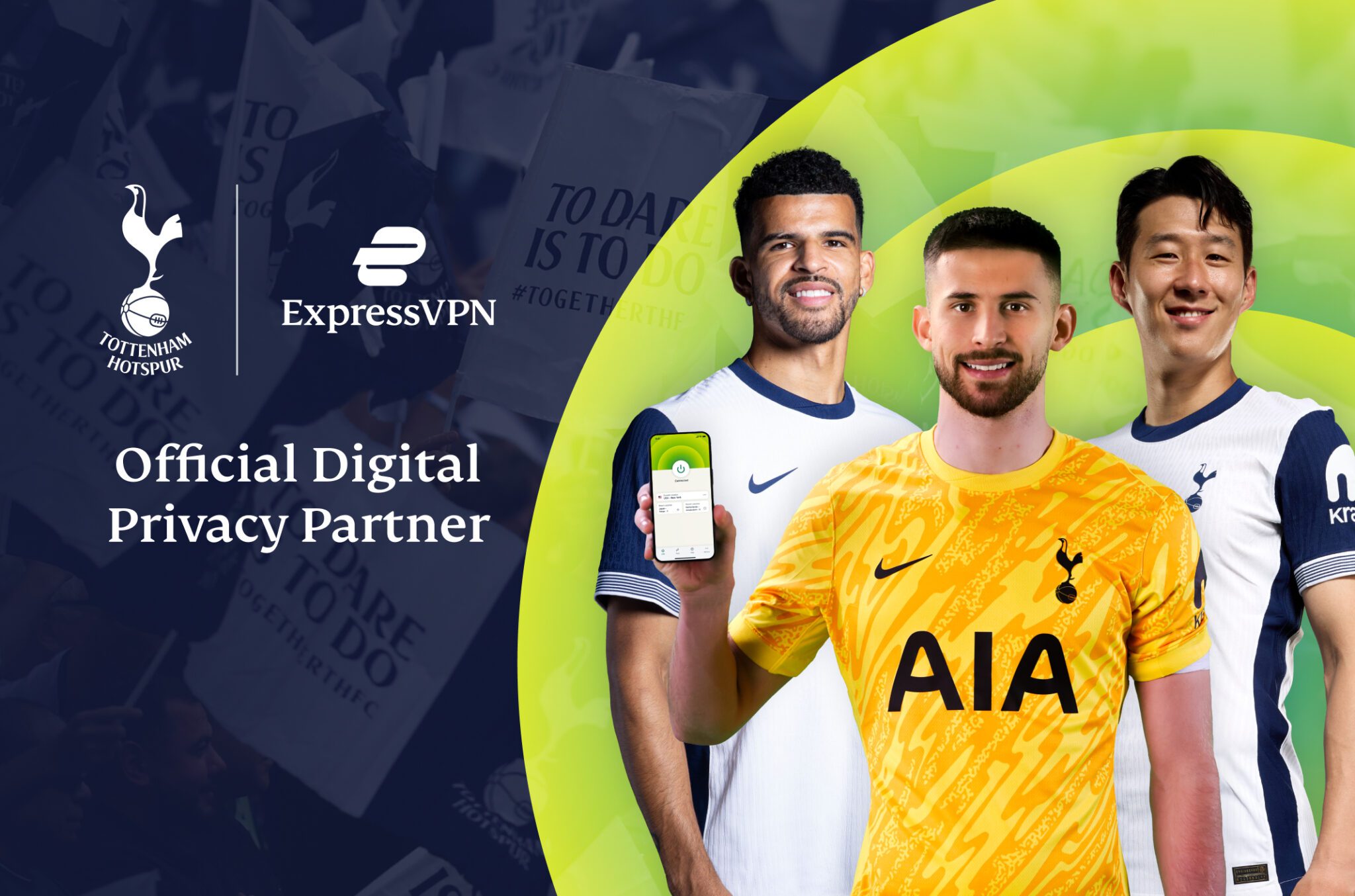 ExpressVPN teams up with Tottenham Hotspur to give fans digital privacy and security